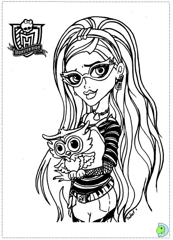  Monster High Coloring Pages | #20