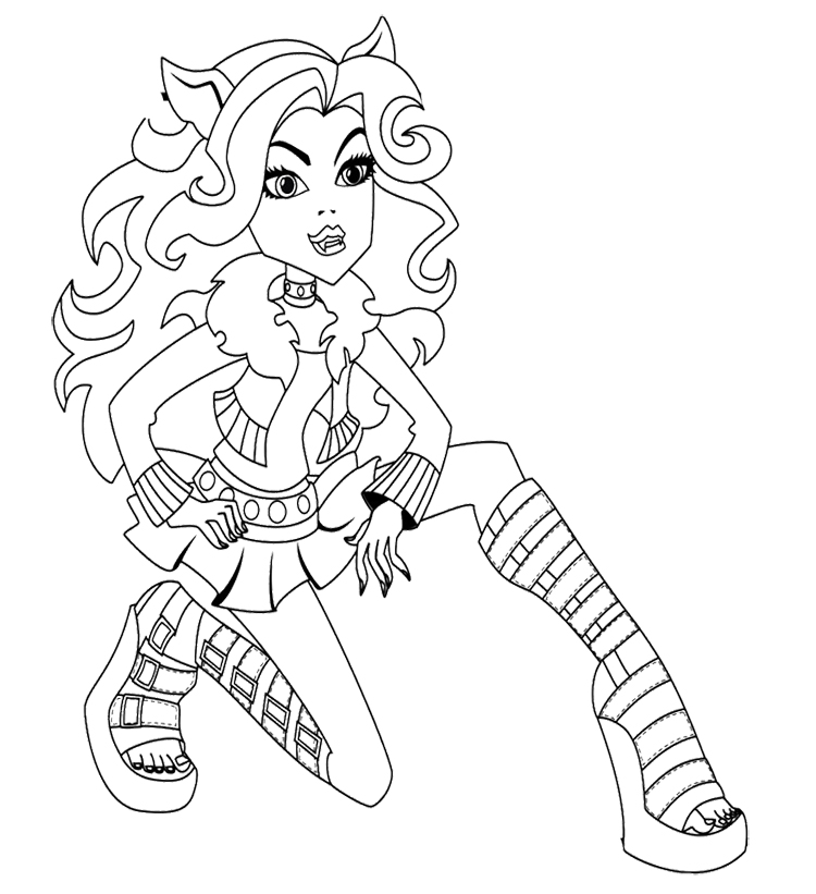  Monster High Coloring Pages | #21