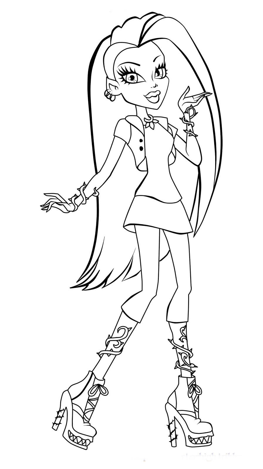  Monster High Coloring Pages | #29