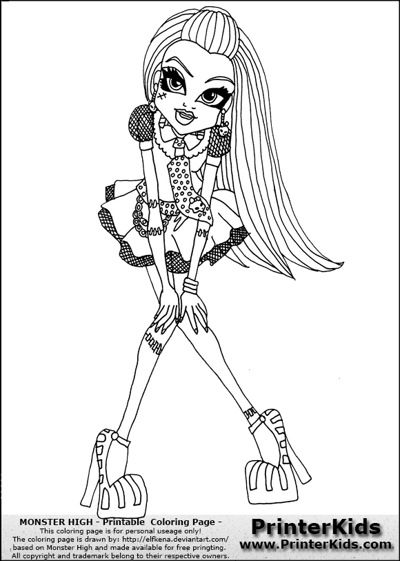  Monster High Coloring Pages | #30
