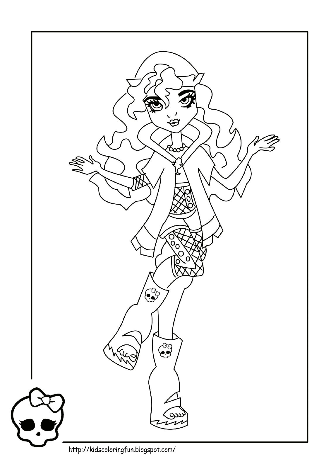  Monster High Coloring Pages | #32