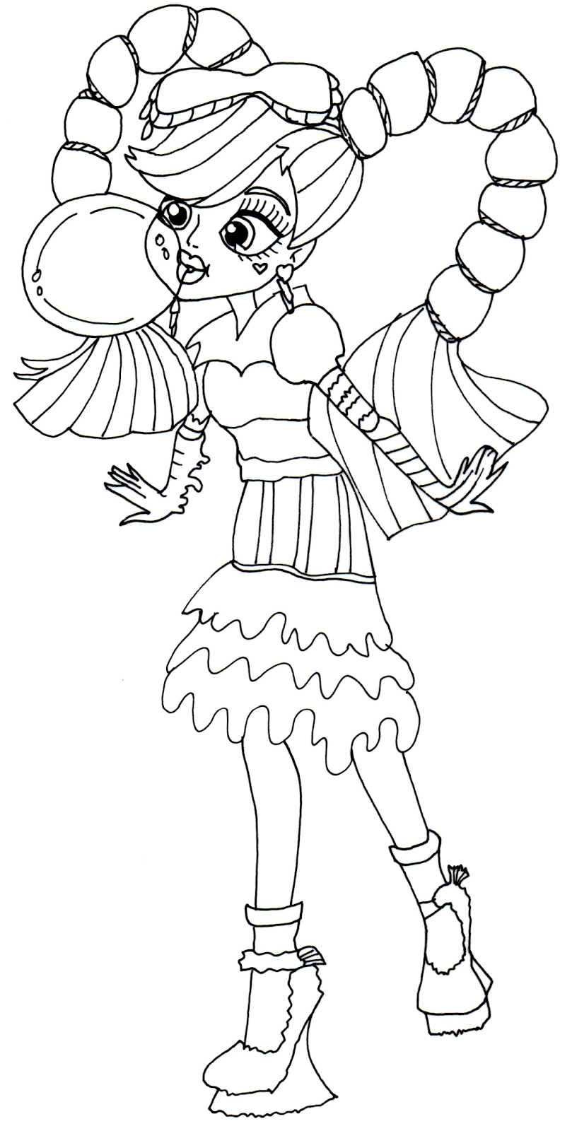  Monster High Coloring Pages | #34