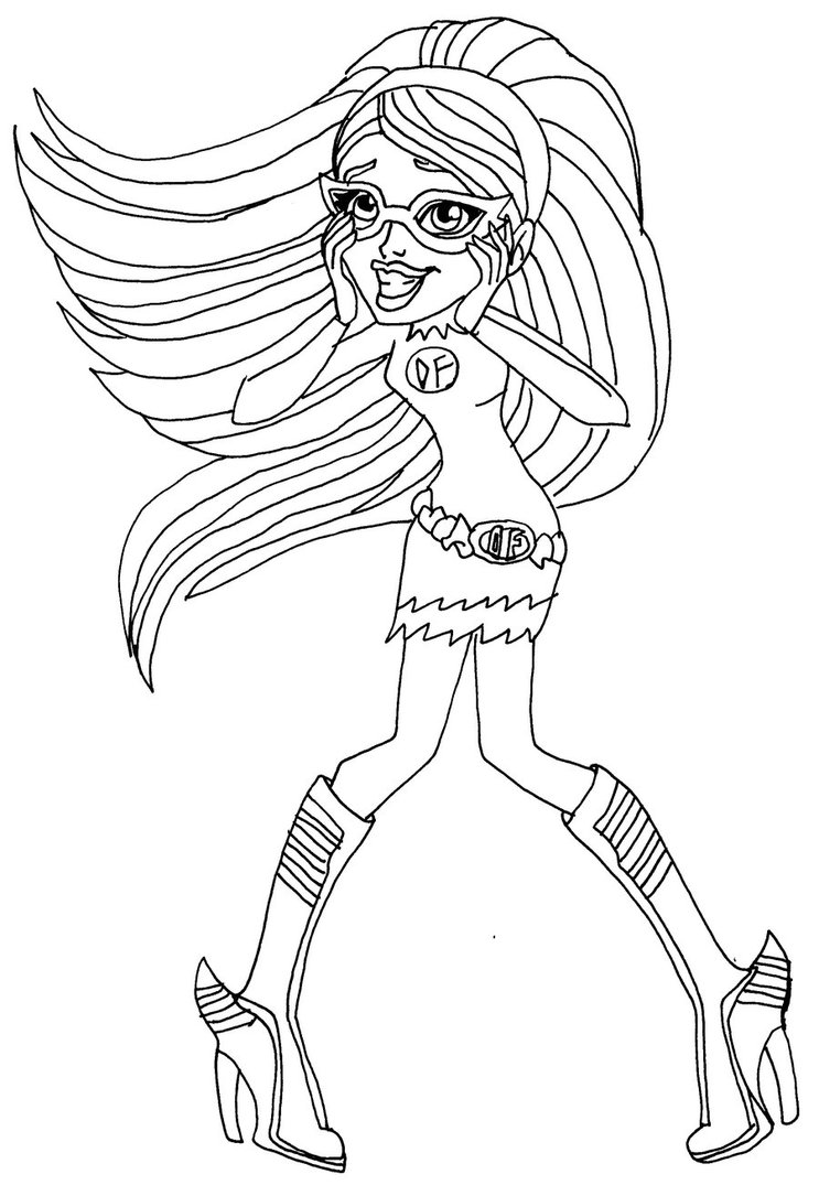  Monster High Coloring Pages | #35