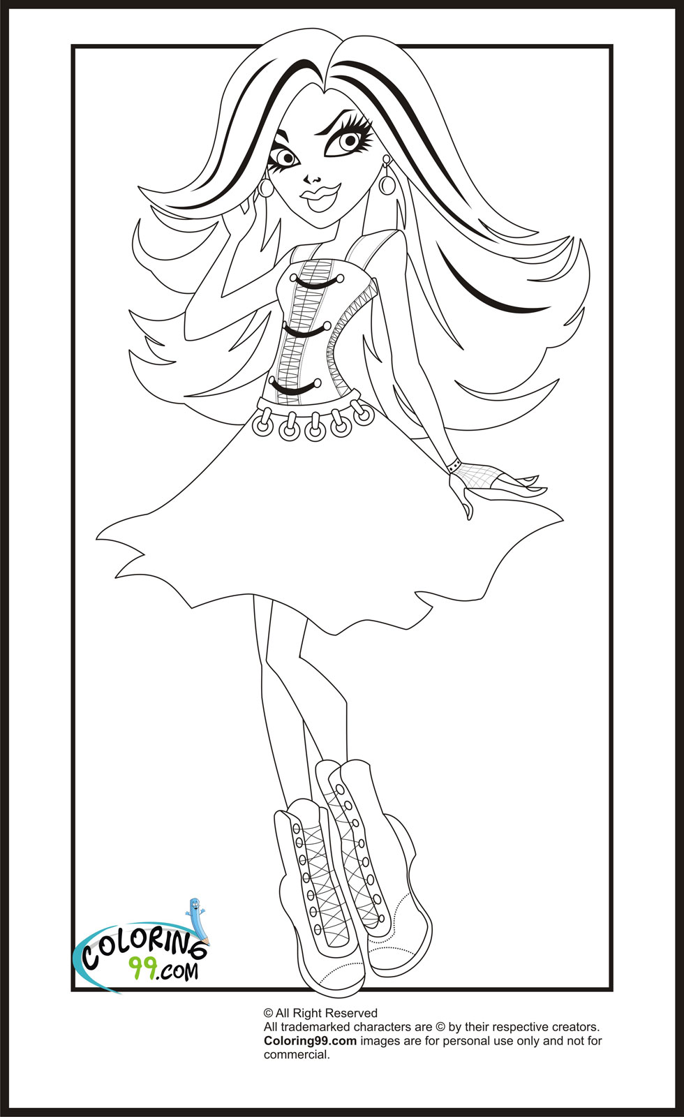  Monster High Coloring Pages | #36