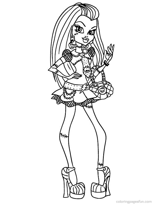  Monster High Coloring Pages | #37