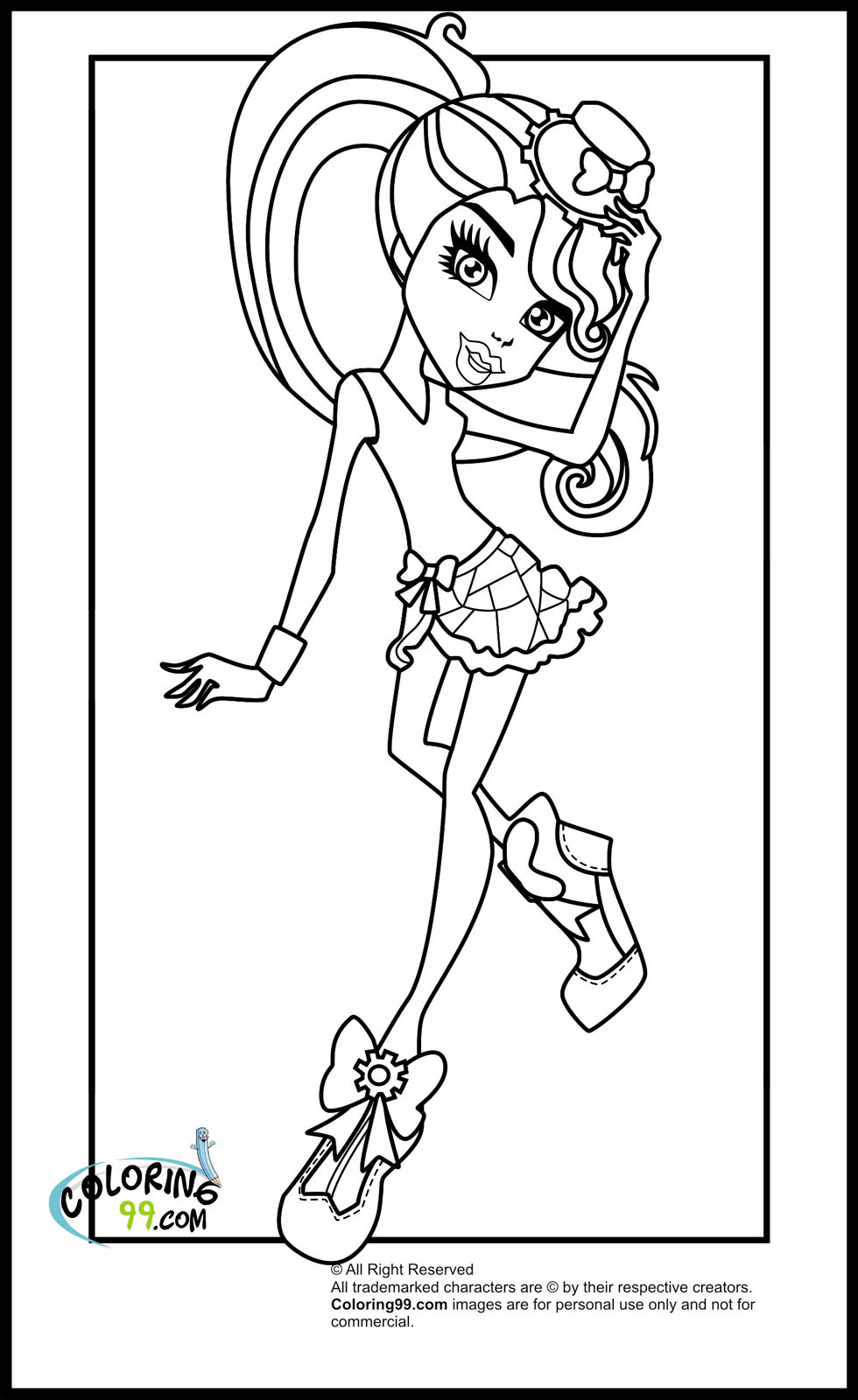  Monster High Coloring Pages | #39