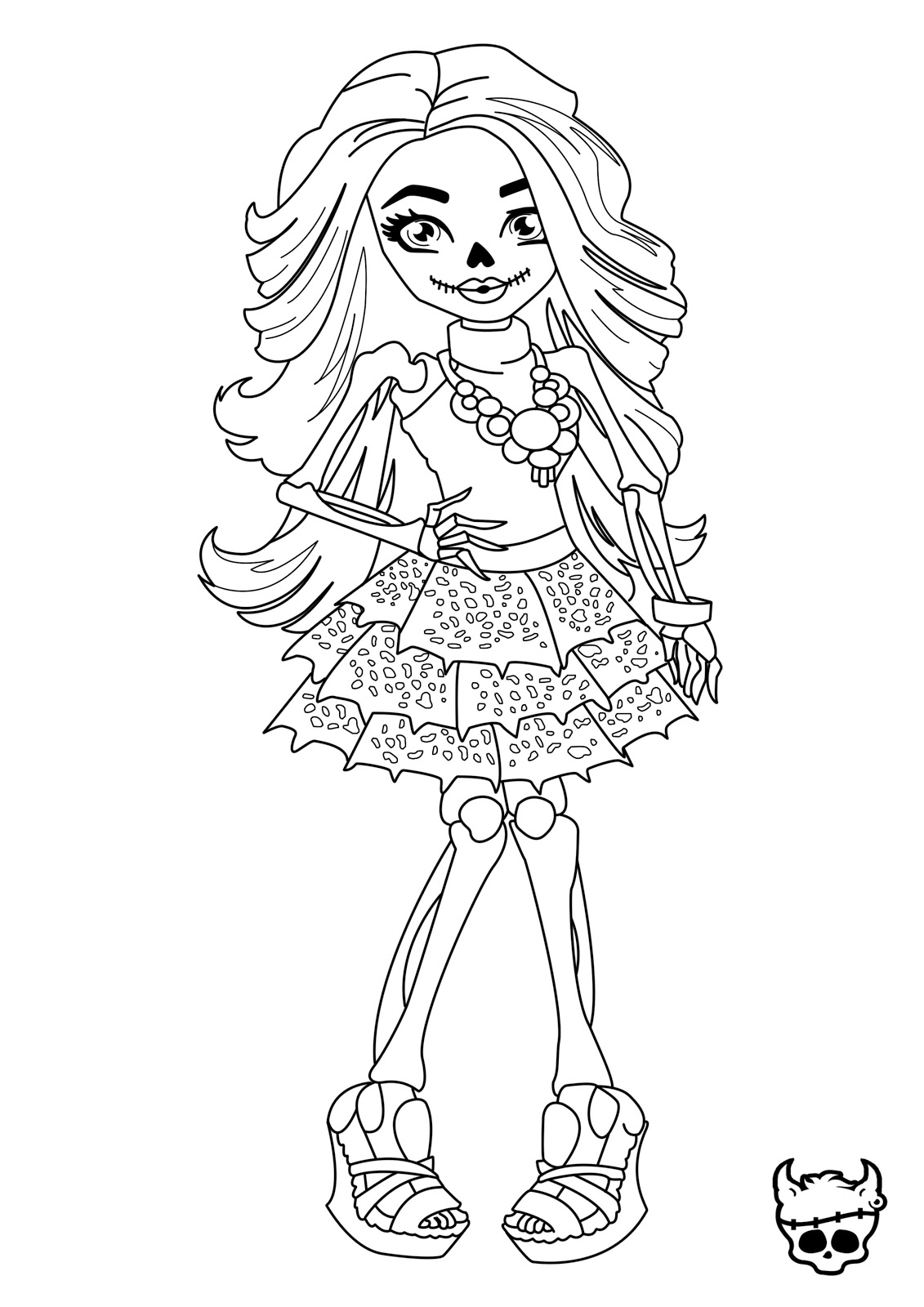  Monster High Coloring Pages | #4