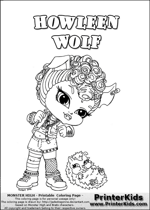  Monster High Coloring Pages | #6