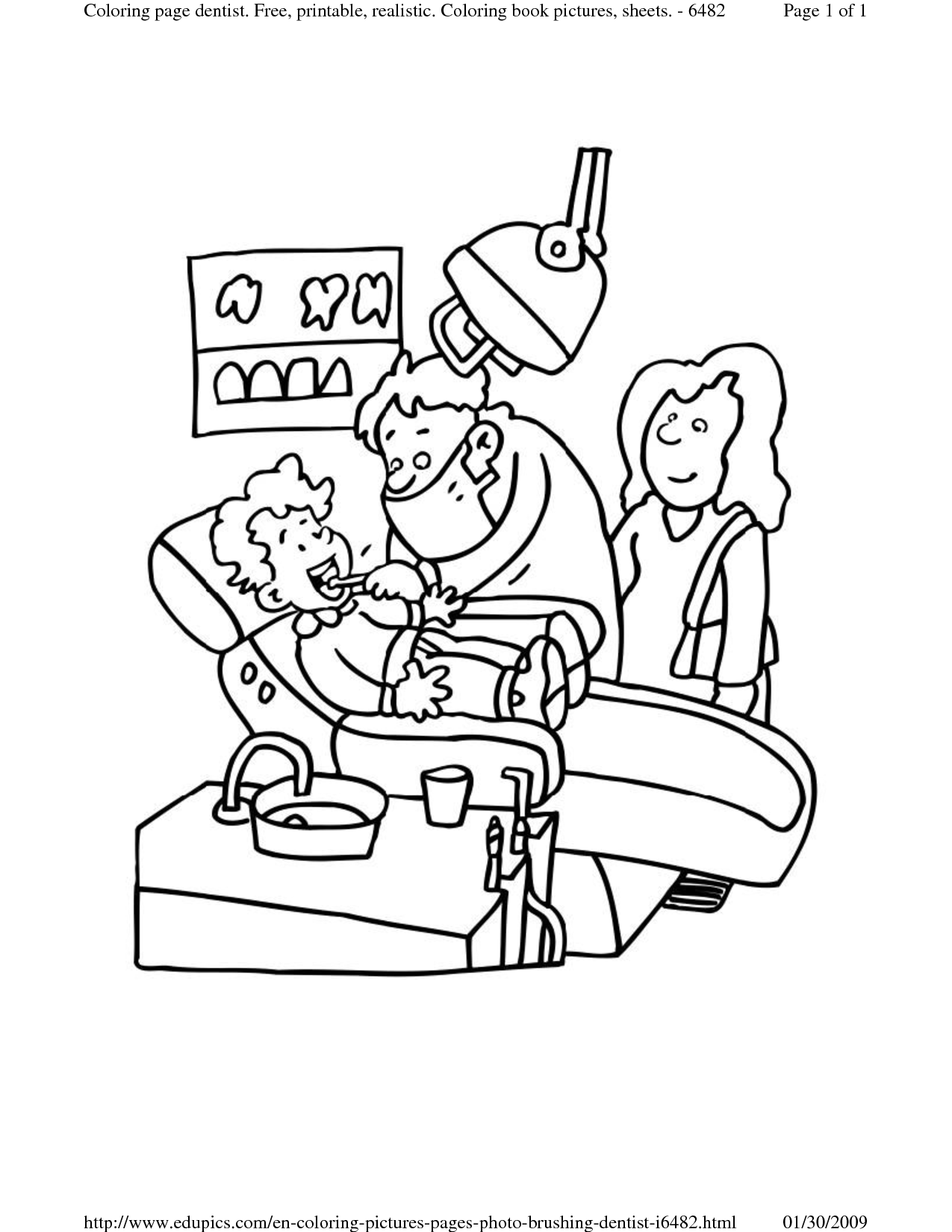  Dental Coloring Pages | #33