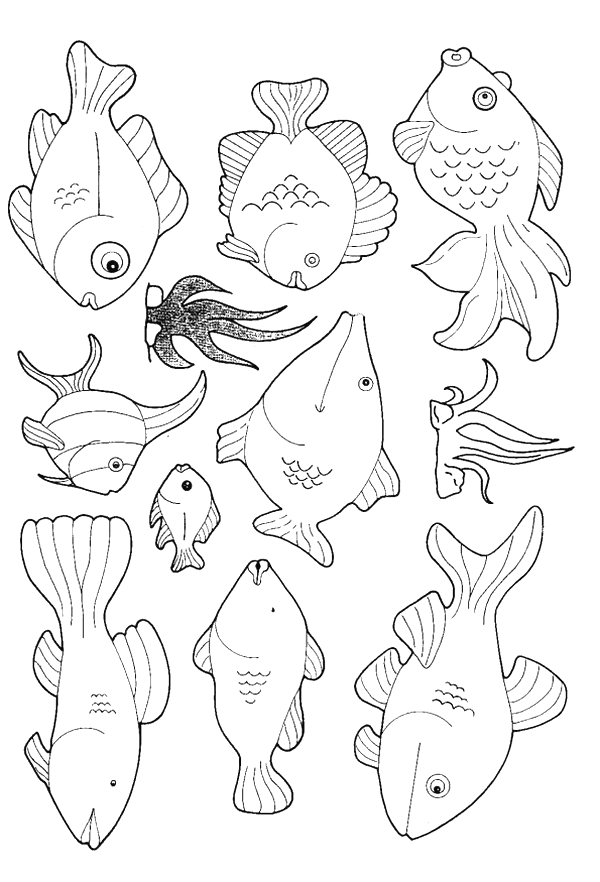 Fish Coloring Pages | print coloring pages | Kids printable coloring pages | #10