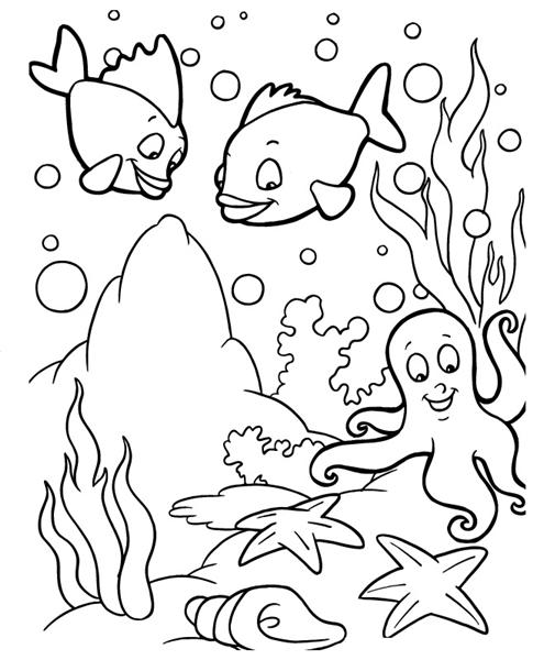  Fish Coloring Pages | print coloring pages | Kids printable coloring pages | #12