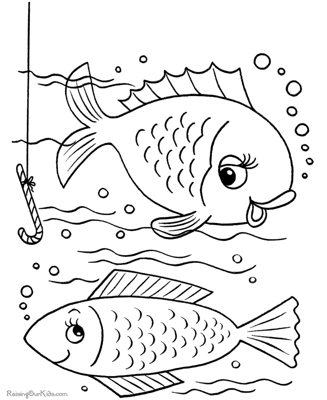 Fish Coloring Pages | print coloring pages | Kids printable coloring pages | #14