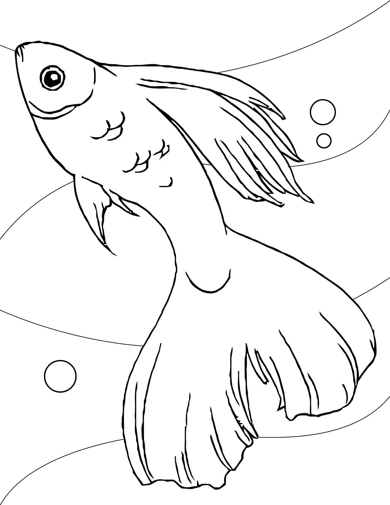 Fish Coloring Pages | print coloring pages | Kids printable coloring pages | #17