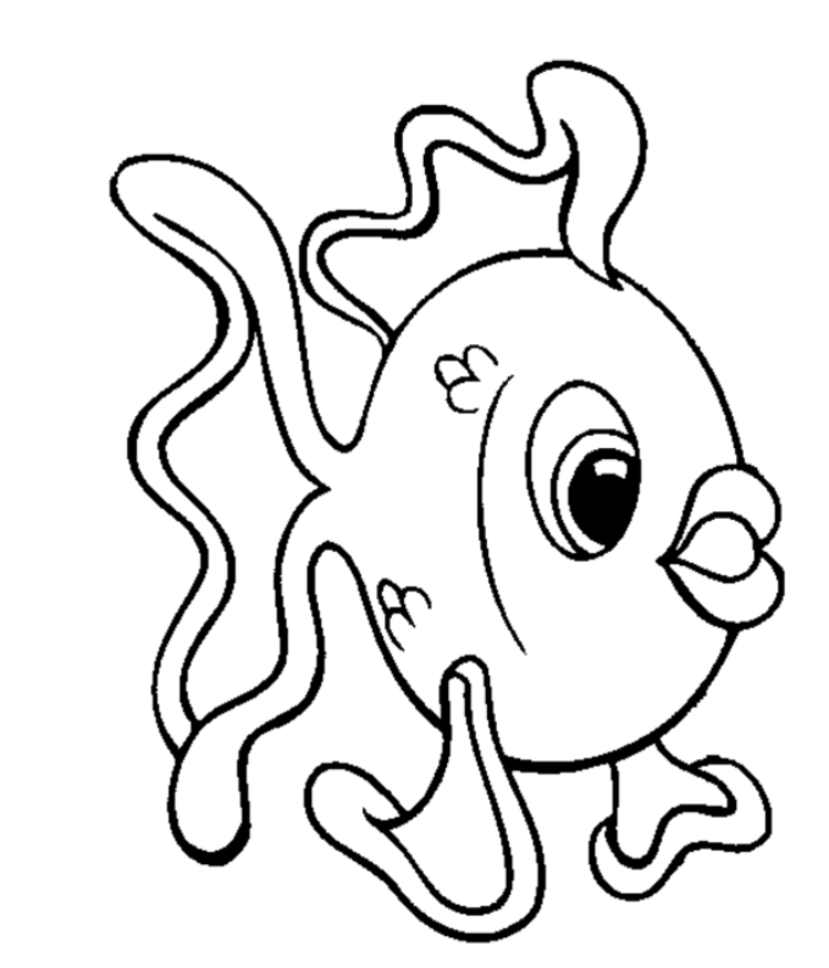 Fish Coloring Pages | print coloring pages | Kids printable coloring pages | #3