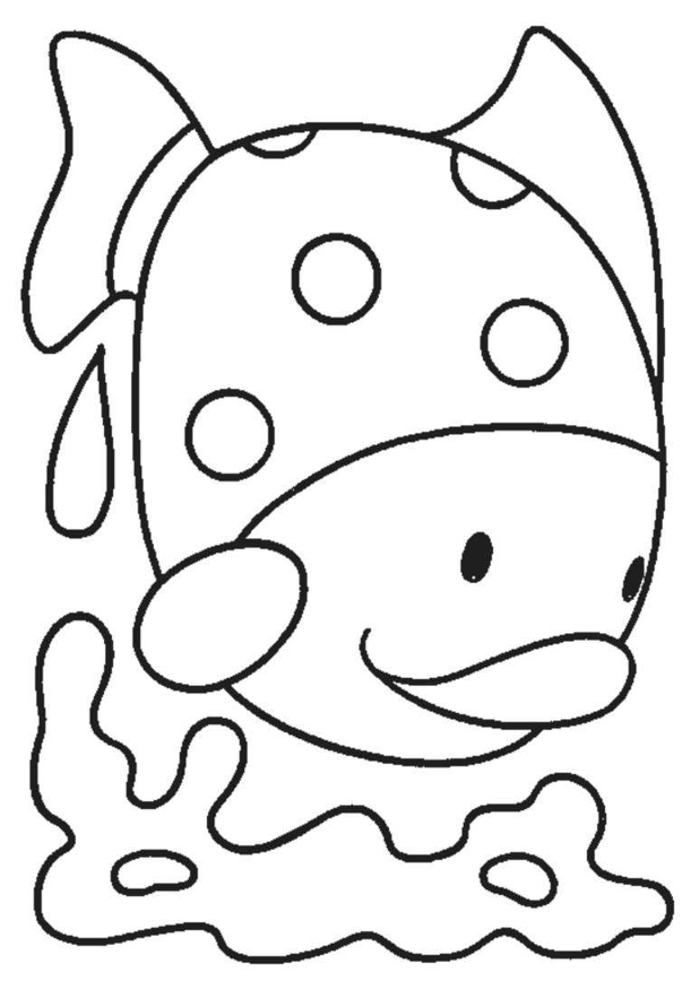 Fish Coloring Pages | print coloring pages | Kids printable coloring pages | #6