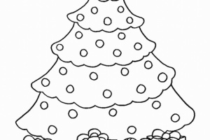 Cute Tree Coloring Pages Christmas | Coloring pages for Christmas | Christmas trees coloring pages