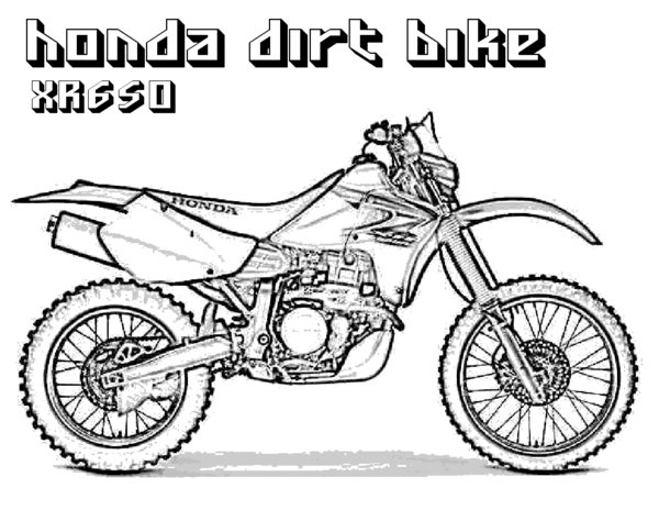  Dirt Bike Coloring Pages | Coloring pages for Boys | #10