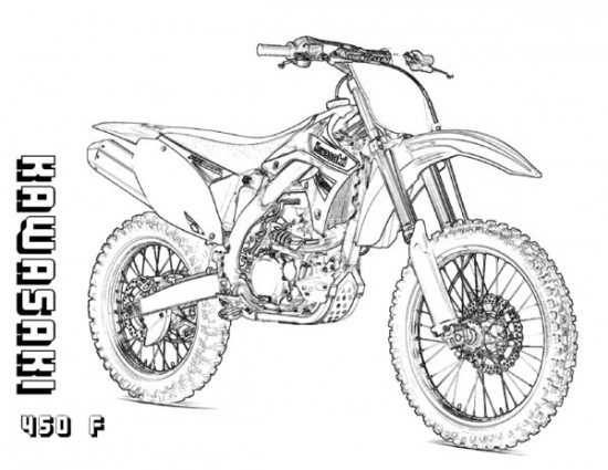  Dirt Bike Coloring Pages | Coloring pages for Boys | #14
