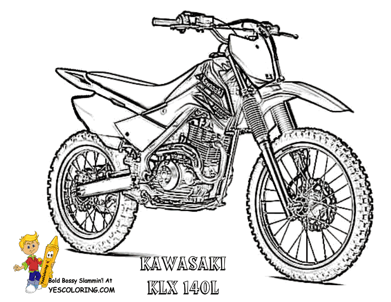 Dirt Bike Coloring Pages | Coloring pages for Boys | #15