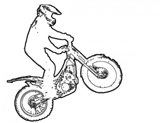  Dirt Bike Coloring Pages | Coloring pages for Boys | #24