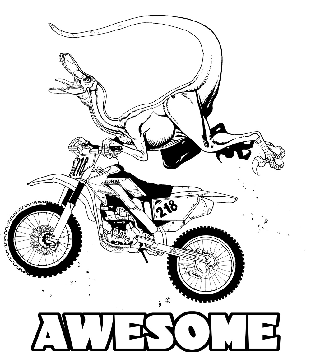  Dirt Bike Coloring Pages | Coloring pages for Boys | #28