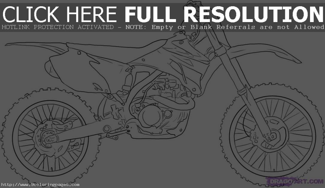  Dirt Bike Coloring Pages | Coloring pages for Boys | #32