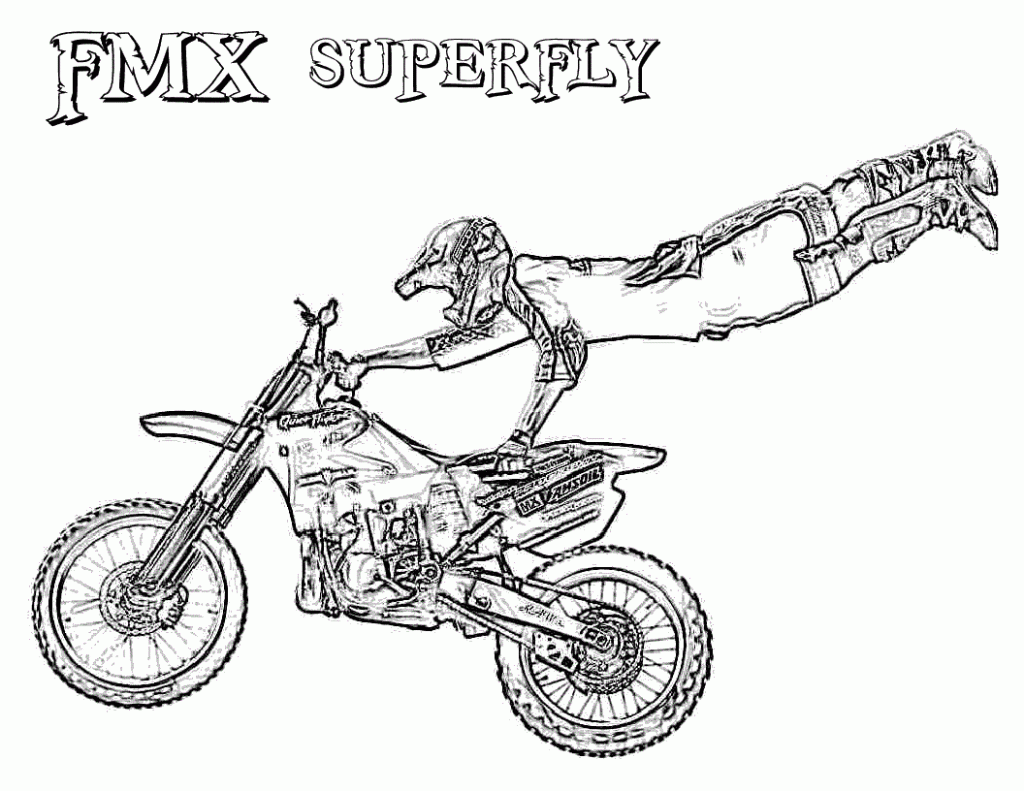 Dirt Bike Coloring Pages | Coloring pages for Boys | #35.gif