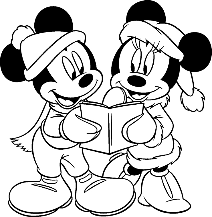  Disney Coloring Pages Christmas | Coloring pages for Christmas | Christmas trees coloring pages