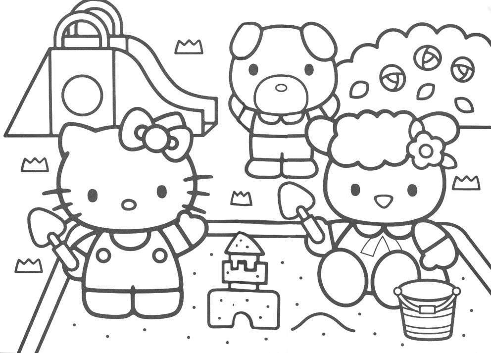  Hello Kitty Cool Coloring Pages | Coloring pages for kids | coloring pages for boys |