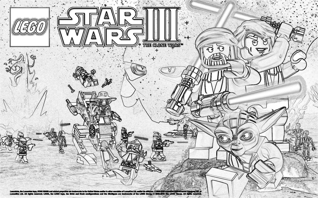 Lego Star Wars coloring pages | coloring pages for boys | #1