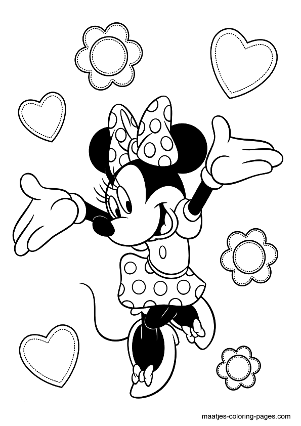  Minnie Mouse Coloring pages | Disney coloring pages | #12