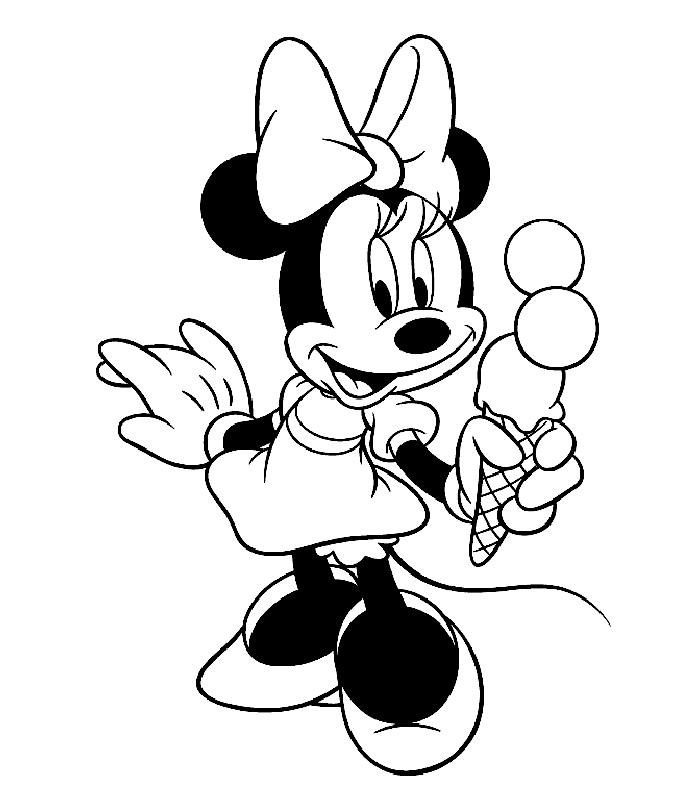 Minnie Mouse Coloring pages | Disney coloring pages | #2