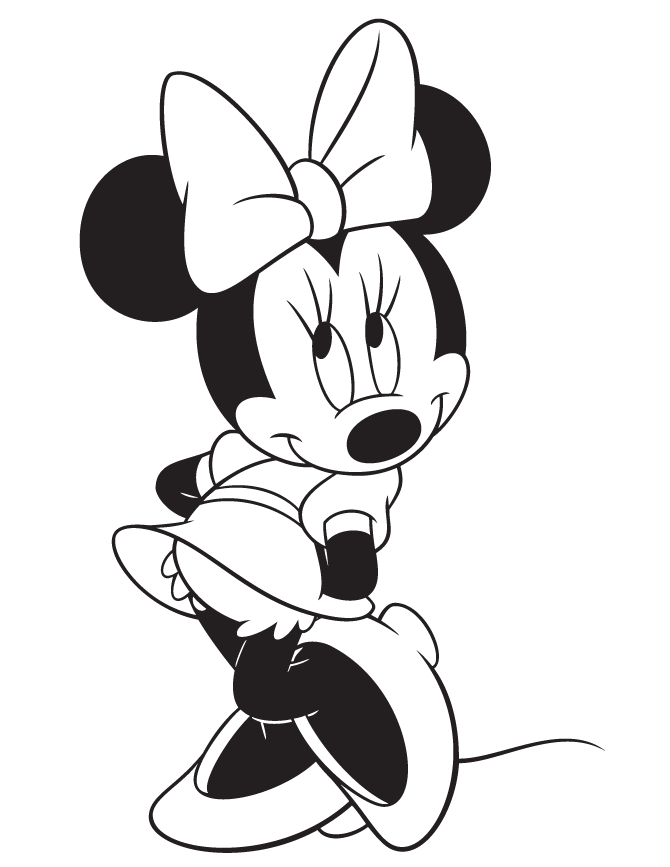 Minnie Mouse Coloring pages | Disney coloring pages | #21