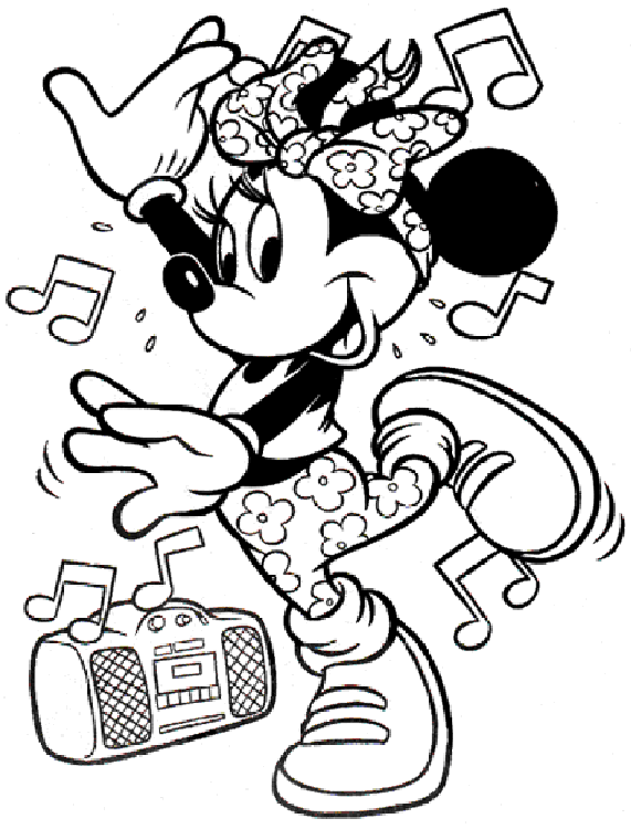 Minnie Mouse Coloring pages | Disney coloring pages | #29