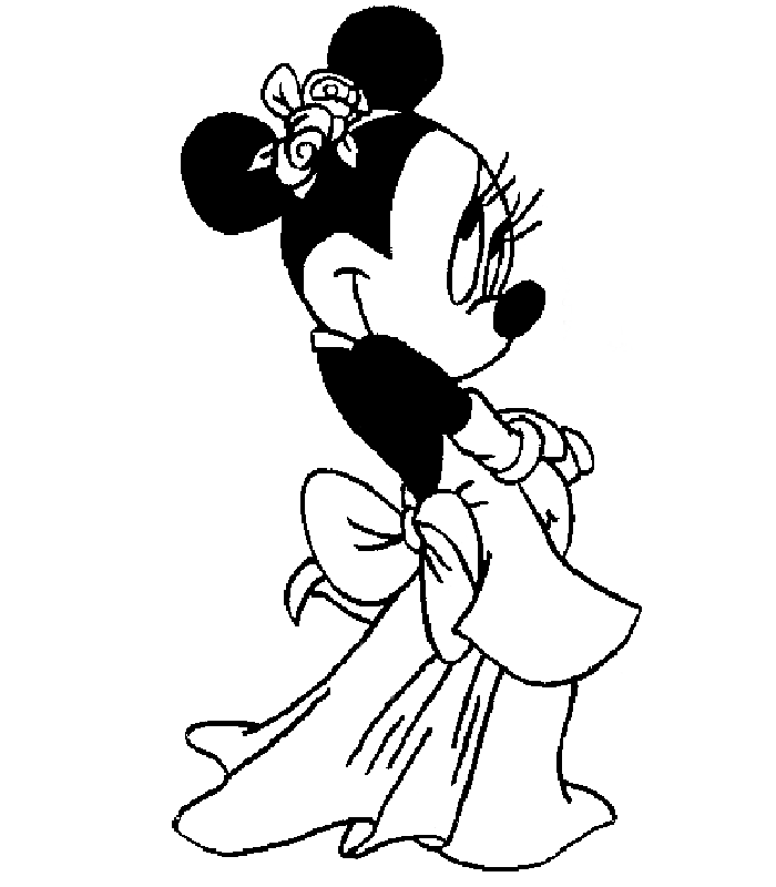 Minnie Mouse Coloring pages | Disney coloring pages | #3