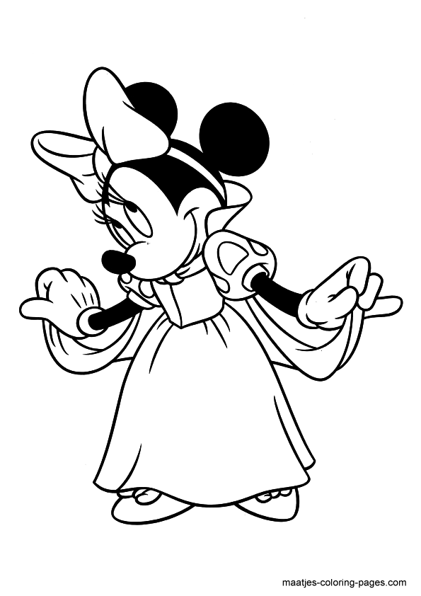 Minnie Mouse Coloring pages | Disney coloring pages | #34