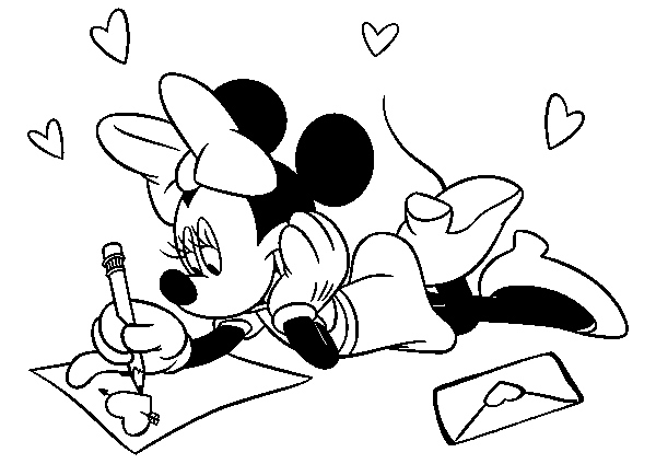 Minnie Mouse Coloring pages | Disney coloring pages | #38