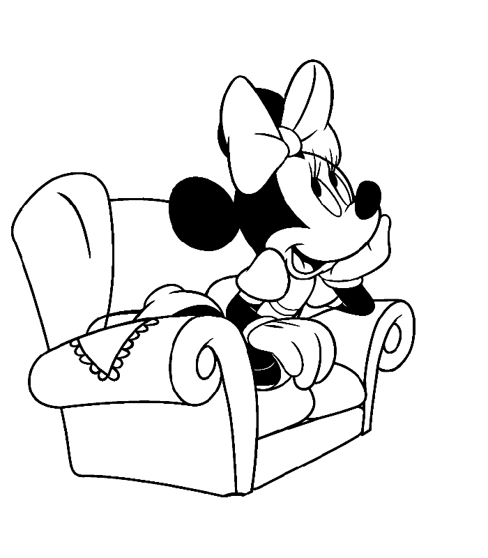 Minnie Mouse Coloring pages | Disney coloring pages | #5