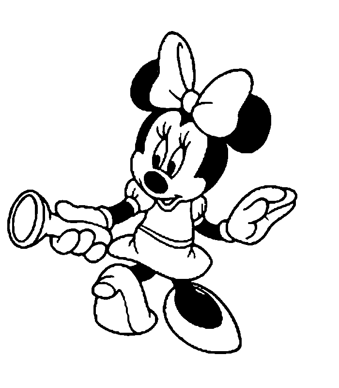 Minnie Mouse Coloring pages | Disney coloring pages | #6