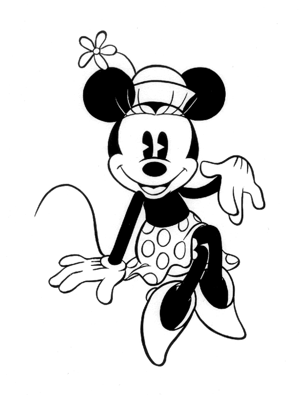 Minnie Mouse Coloring pages | Disney coloring pages | #9