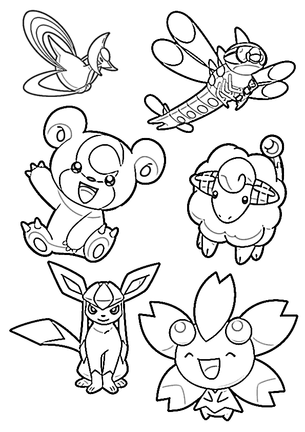 Pokemon Coloring Pages | Coloring pages for kids | coloring pages for boys | #5