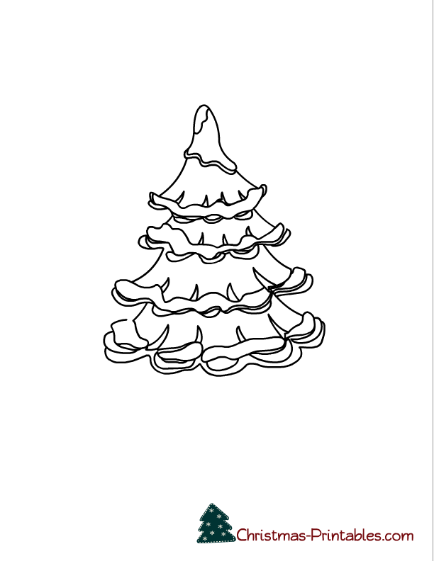  Small Tree Coloring Pages Christmas | Coloring pages for Christmas | Christmas trees coloring pages