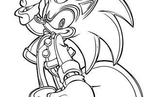 Sonic Coloring Pages Christmas | Coloring pages for Christmas | Christmas trees coloring pages