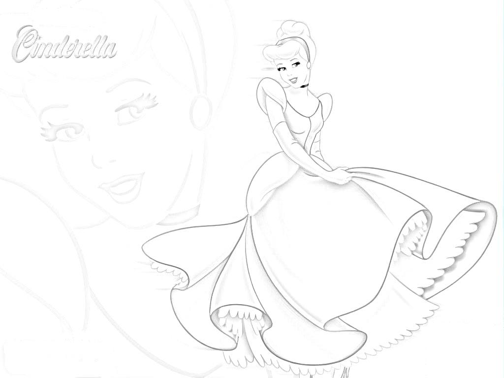  Cinderella Disney Princess Coloring Pages