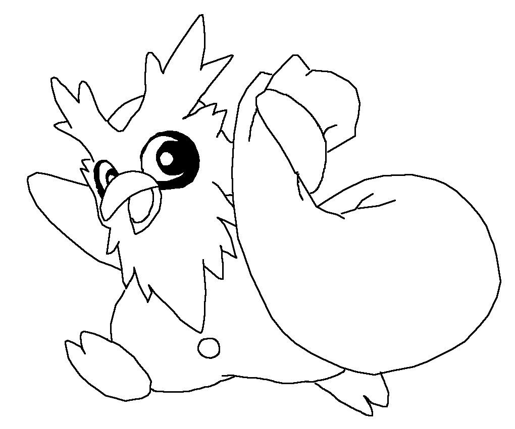  Delibird Pokemon Coloring Pages | Coloring pages for kids | Kids coloring pages |