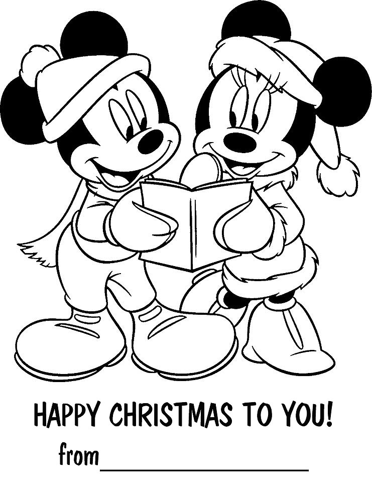  DISNEY Christmas Coloring Pages | Christmas Coloring Pages for kids | Christmas Coloring Pages FREE |17