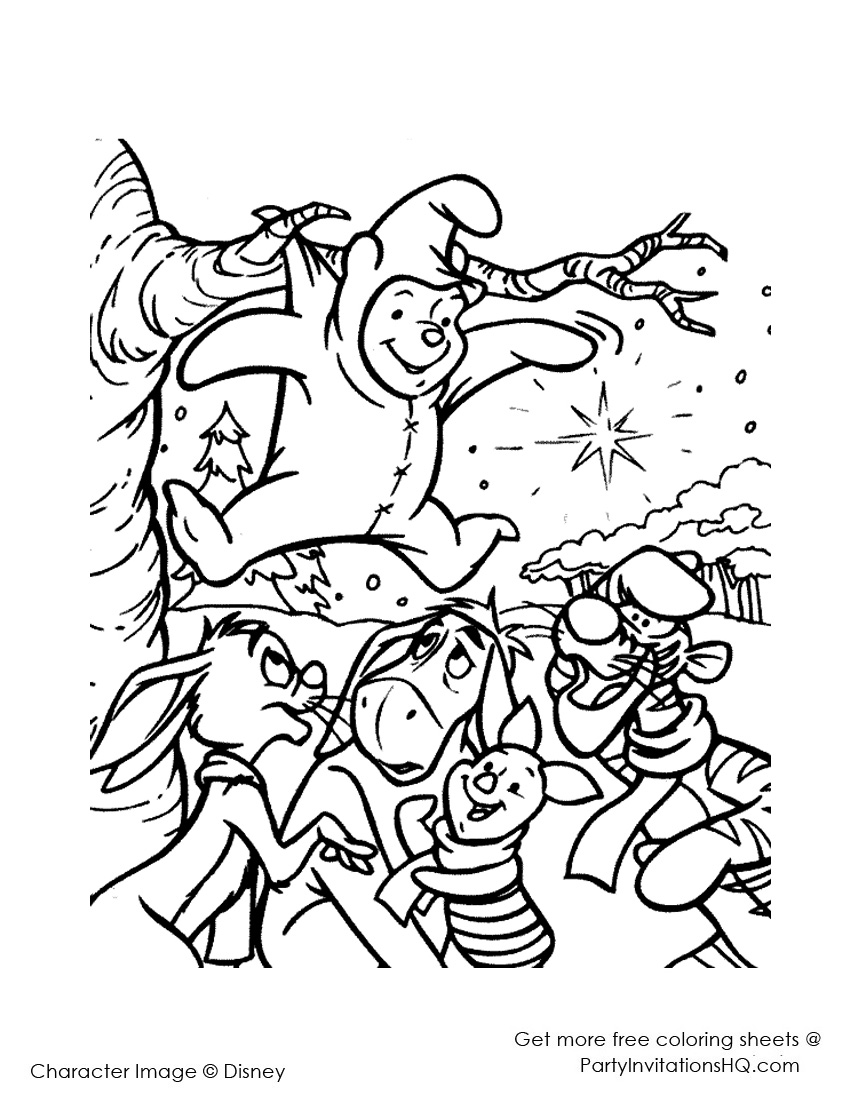  DISNEY Christmas Coloring Pages | Christmas Coloring Pages for kids | Christmas Coloring Pages FREE |33