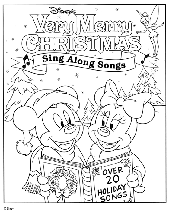 DISNEY Christmas Coloring Pages | Christmas Coloring Pages for kids | Christmas Coloring Pages FREE |36