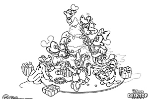 DISNEY Christmas Coloring Pages | Christmas Coloring Pages for kids | Christmas Coloring Pages FREE |4