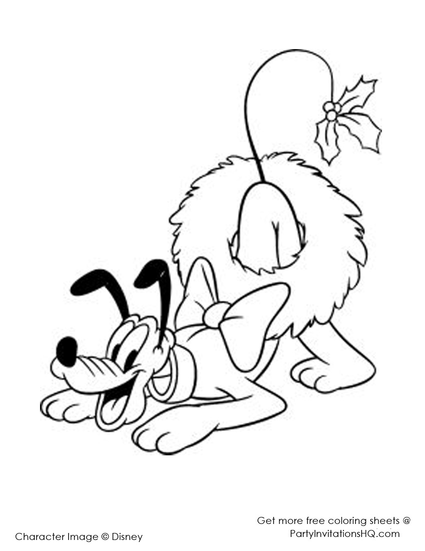  DISNEY Christmas Coloring Pages | Christmas Coloring Pages for kids | Christmas Coloring Pages FREE |5